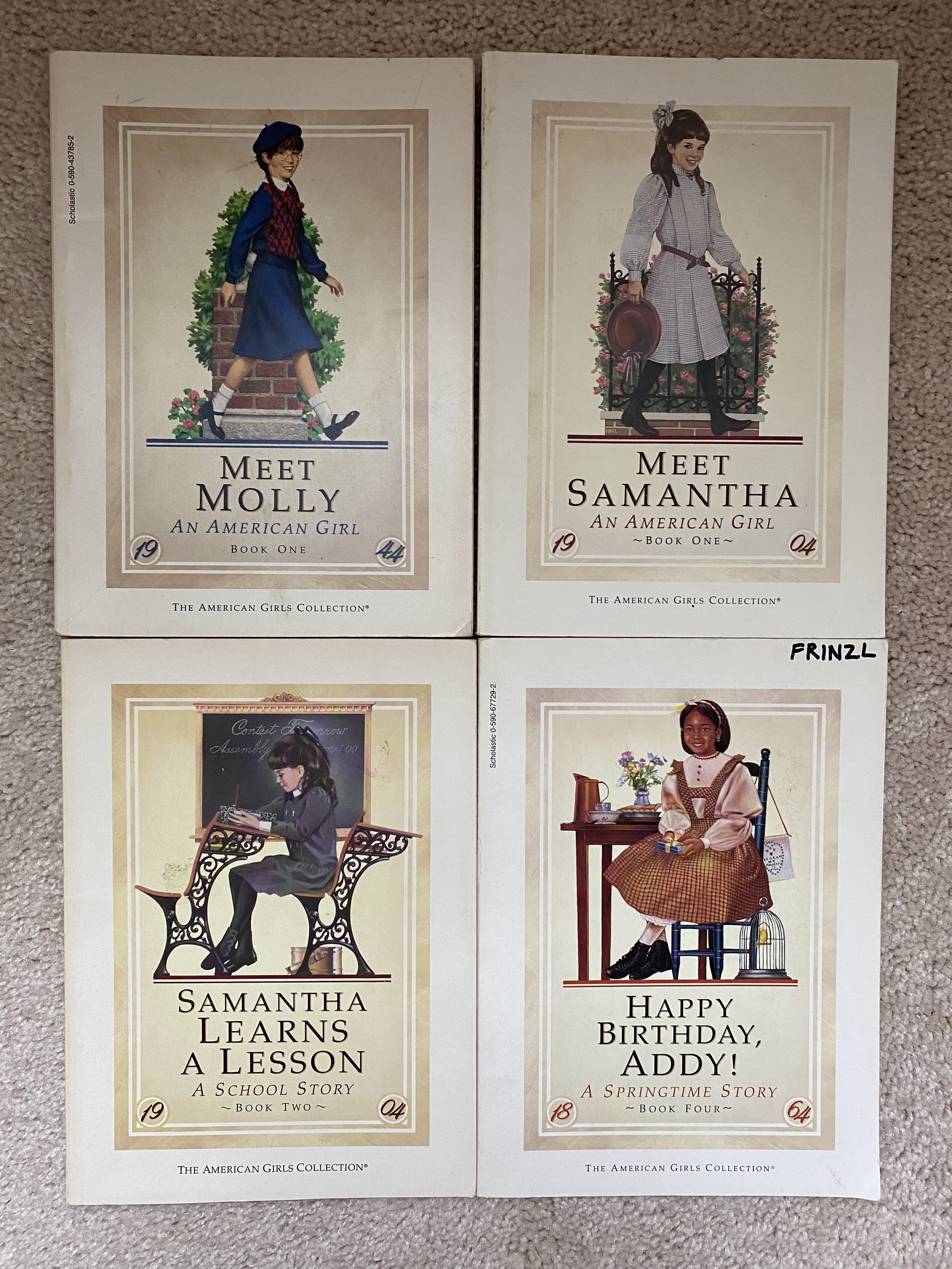 Updated! First Edition American Girl Books, Original American Girl ...