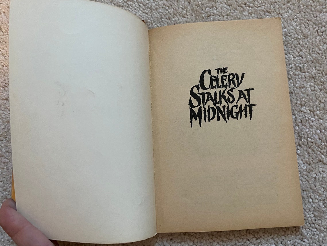 Bunnicula and The Celery Stalks at Midnight by James Howe | Etsy