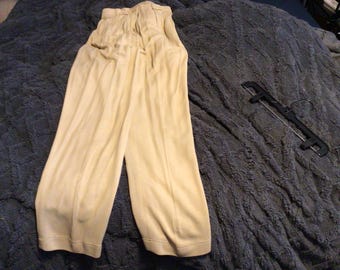 Emporio Armani byxor i brunt tyg, storlek 40