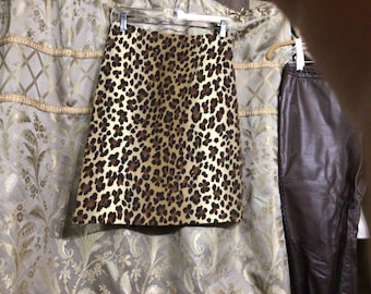Moschino leopardmönstrad kjol 6