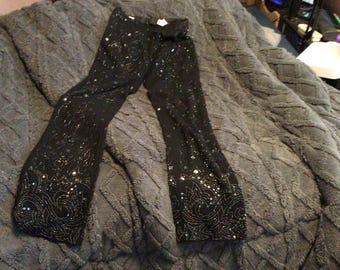 Dolce Gabbana beaded wool pants 40