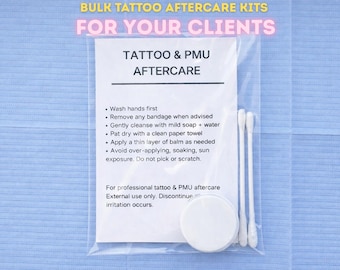 Tattoo Aftercare Kit | Shea Butter Balm, PMU Healing, Bulk Studio Supply