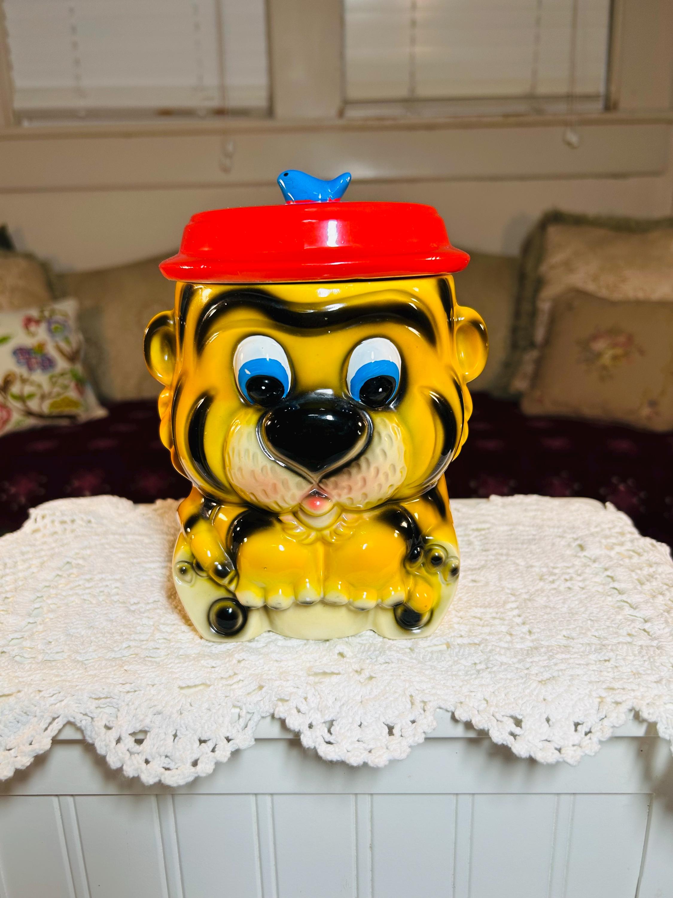 Tiger Cookie Jar - Etsy