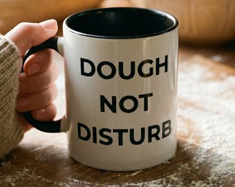 Teig nicht stören Becher-lustiges Backen Wortspiel Kaffeetasse-Keramikbecher für Home Baker