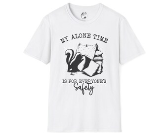Mi tiempo a solas es para la seguridad de todos / Diseño de tienda de campaña con estampado de mofeta