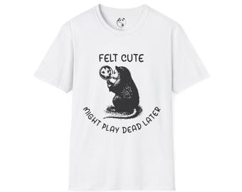 Possum T-Shirt | Dark Humor Graphic Tee, Goth Style