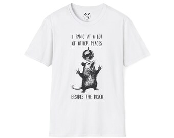 Camiseta de Panic At The Disco Possum / Camiseta ingeniosa y ansiosa con bola de discoteca