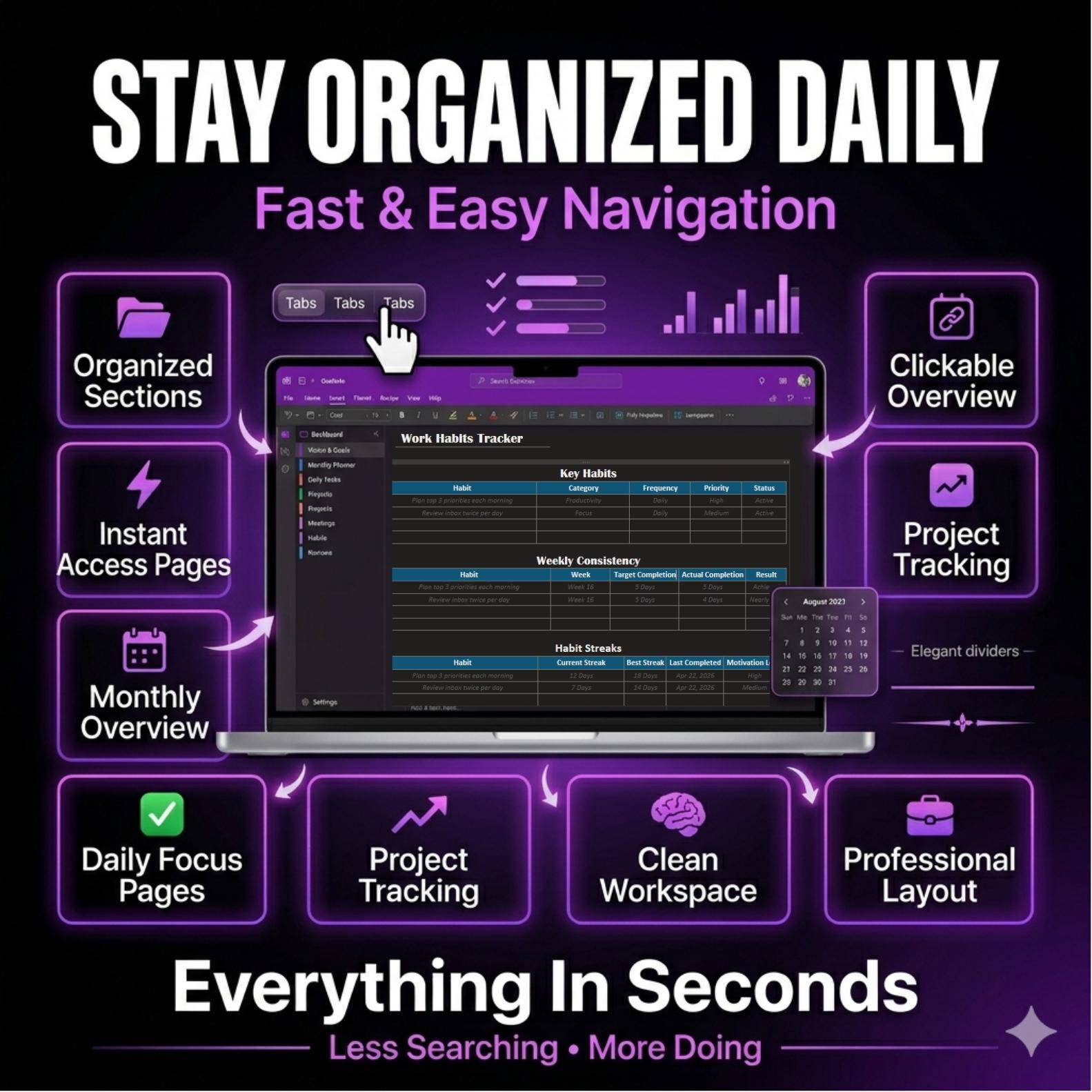 Onenote 2027 Tutorials Planificador ejecutivo OneNote 2026 2027 Sistema de productividad ...