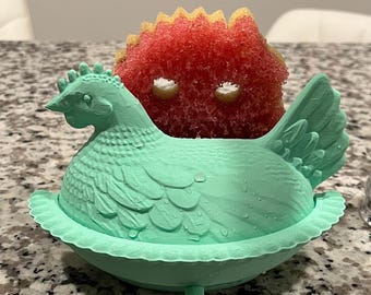 Hönsvamphållare för skrubba pappa Stugakärndekor bo av ägg