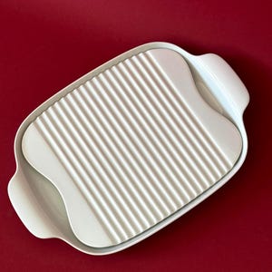 MAZARINE Rare Drainer Dish - Hutschenreuther Tavola - Porcelain Meat Drip Platter