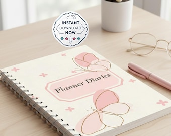 Pacchetto di pianificatori di produttività / Giornaliero, Settimanale, Mensile (PDF digitale)