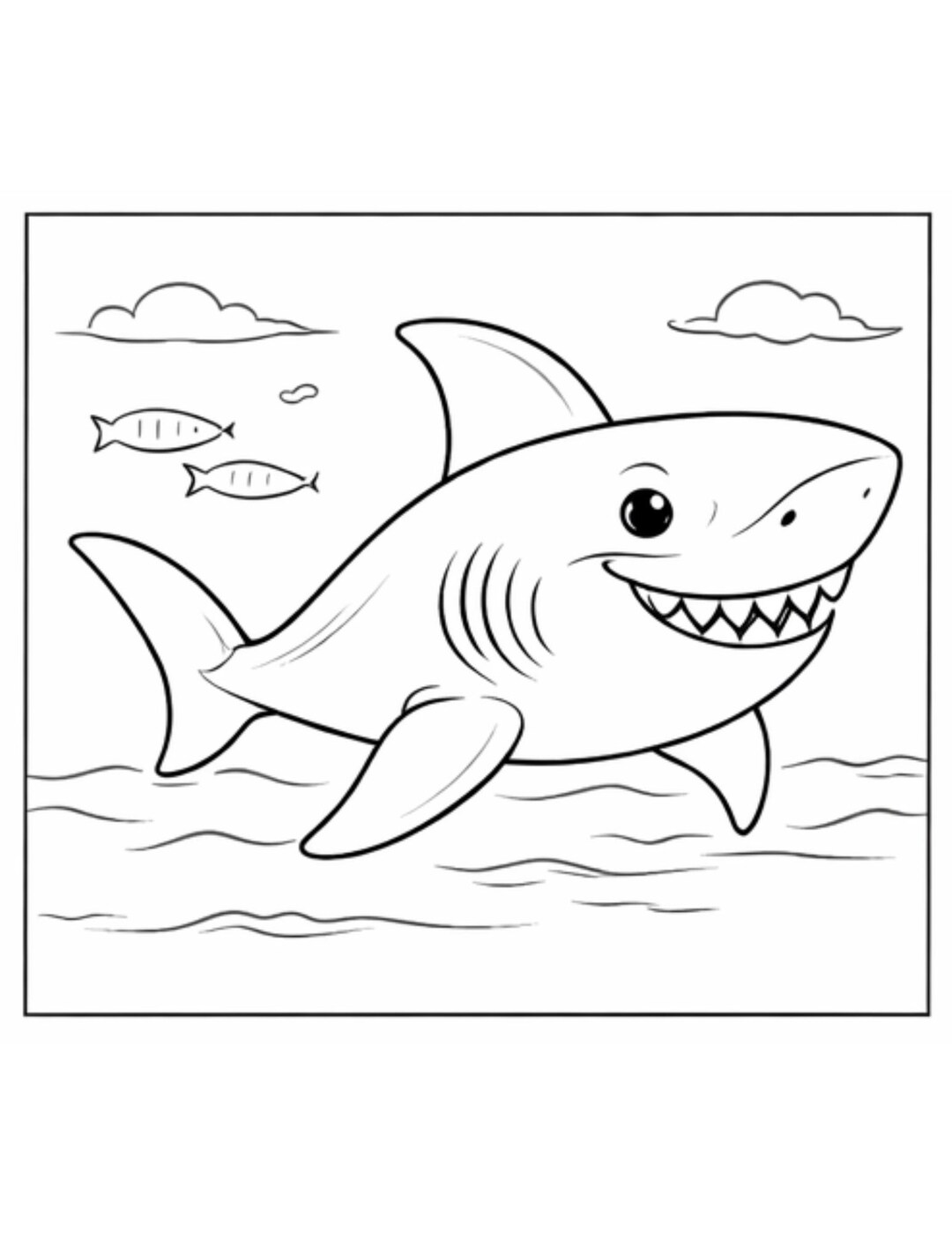 Ocean Animals Coloring Book – 20 Sea Life Pages for Kids & Adults ...