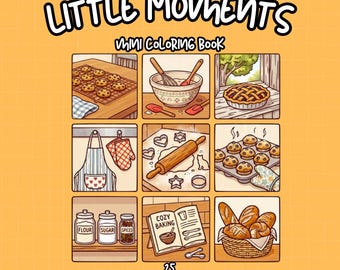 Moments coloring book cozy coloring book hygge life simple coloring 225 mini coloring relaxing coloring aesthetic coloring for adults kids