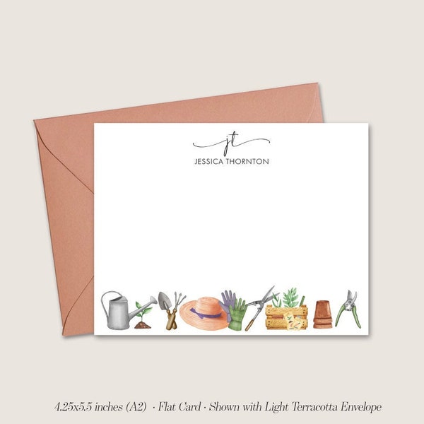 Notecards Set of 20 Global Garden