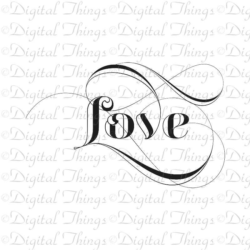 Love Script Valentines Day Wall Wedding Art Decor Art - Etsy