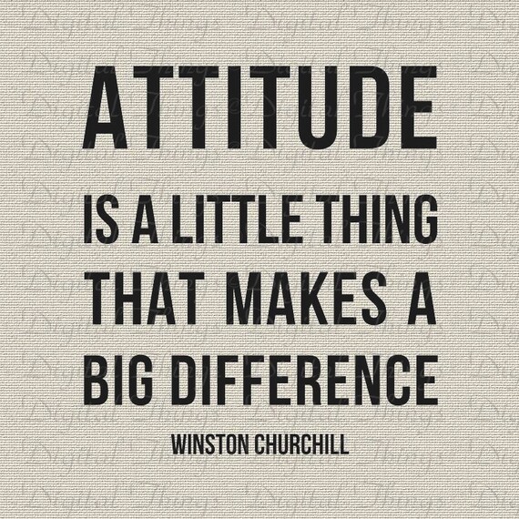 Inspirational Attitude Quote Printable Typography Digital | Etsy
