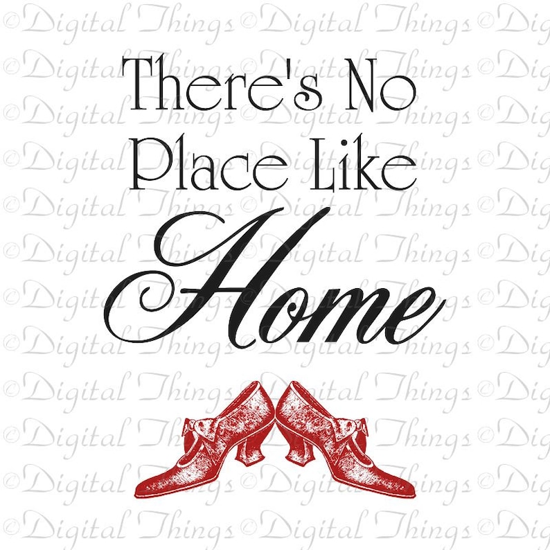 Wizard of OZ Dorothy Theres No Place Like HOME Nursery Decor - Etsy