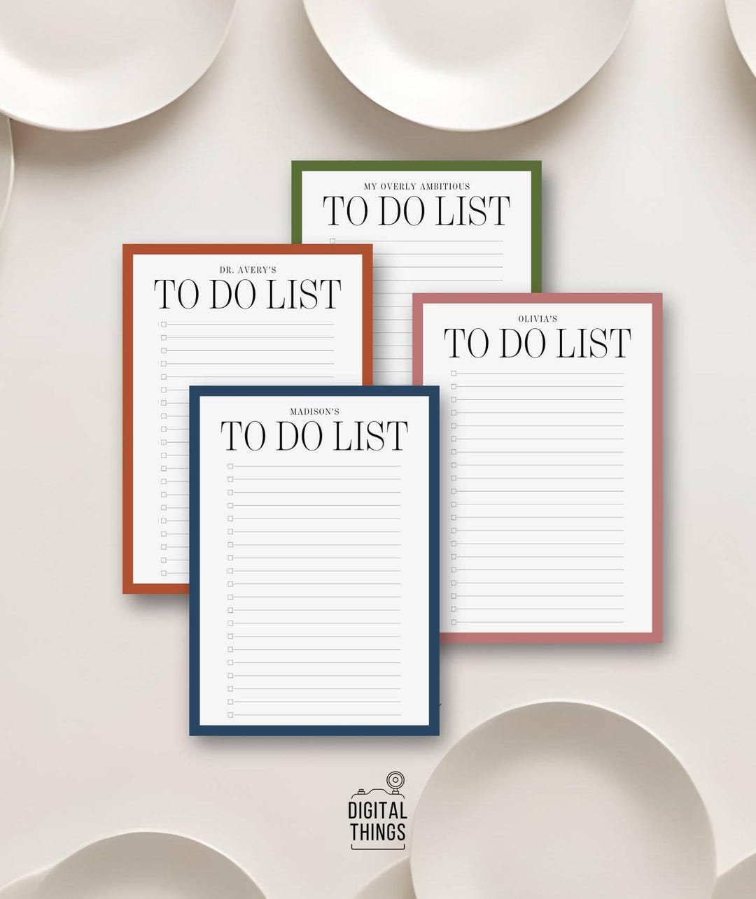 Personalized to Do List Notepad, Custom Notepad Planner, Personalized ...