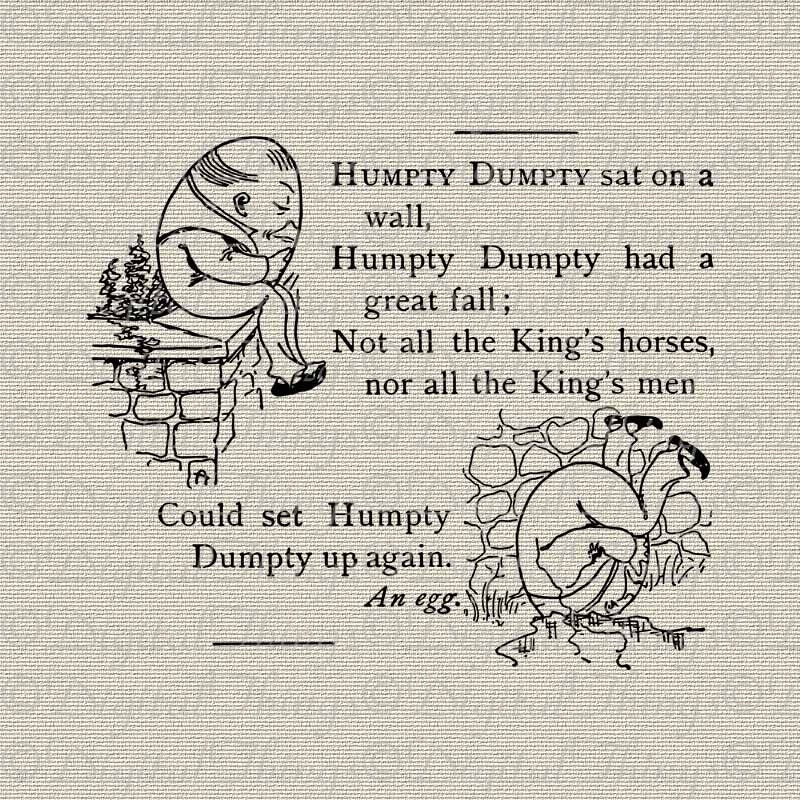 Humpty dumpty перевод.