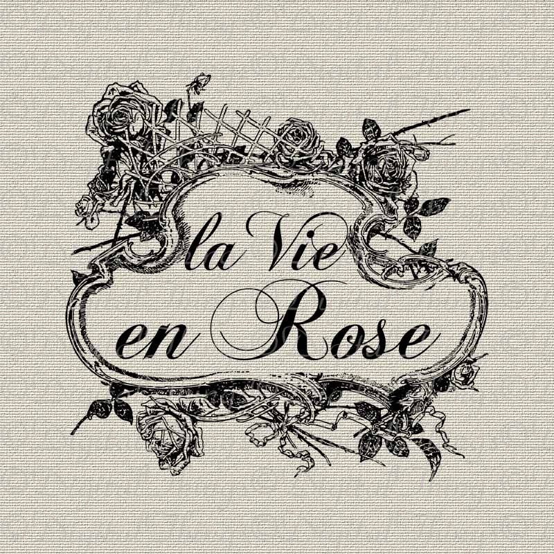 La Vie En Rose Art - Etsy