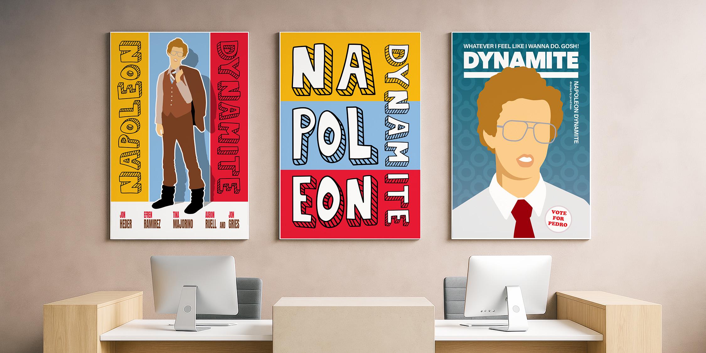 Napolean Doodle Napoleon Dynamite Doodle Poster | Minimalist Movie Wall Art | Cult Film ...