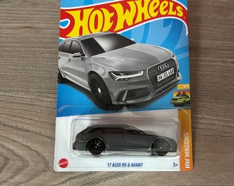 Audi RS 6 Avant Gris Exclusivo Hot Wheels