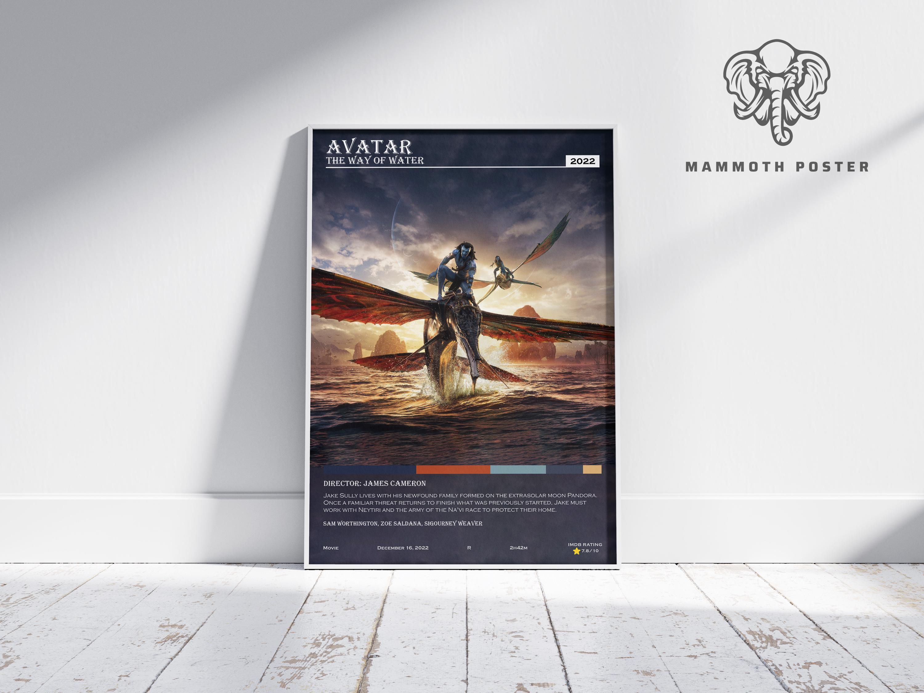 Discover Avatar The Way of Water Poster, Premium Matte Vertical Wall Art Print