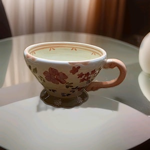VTG Tracy Porter Tea for One Hand-Painted Ceramic Stacking Teacup-Cup Only 1995