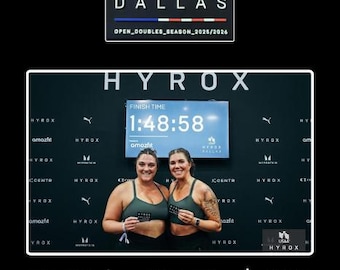 HYROX Finisher Frame | Printable Patch & Photo Display | Final Rep Co | Digital Download