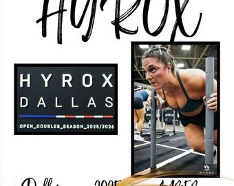 HYROX Finisher Frame | Printable Patch & Photo Display | Final Rep Co | Digital Download