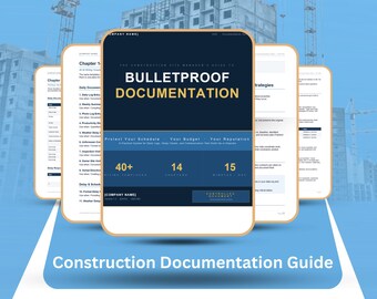 Construction Documentation Guide for Site Managers