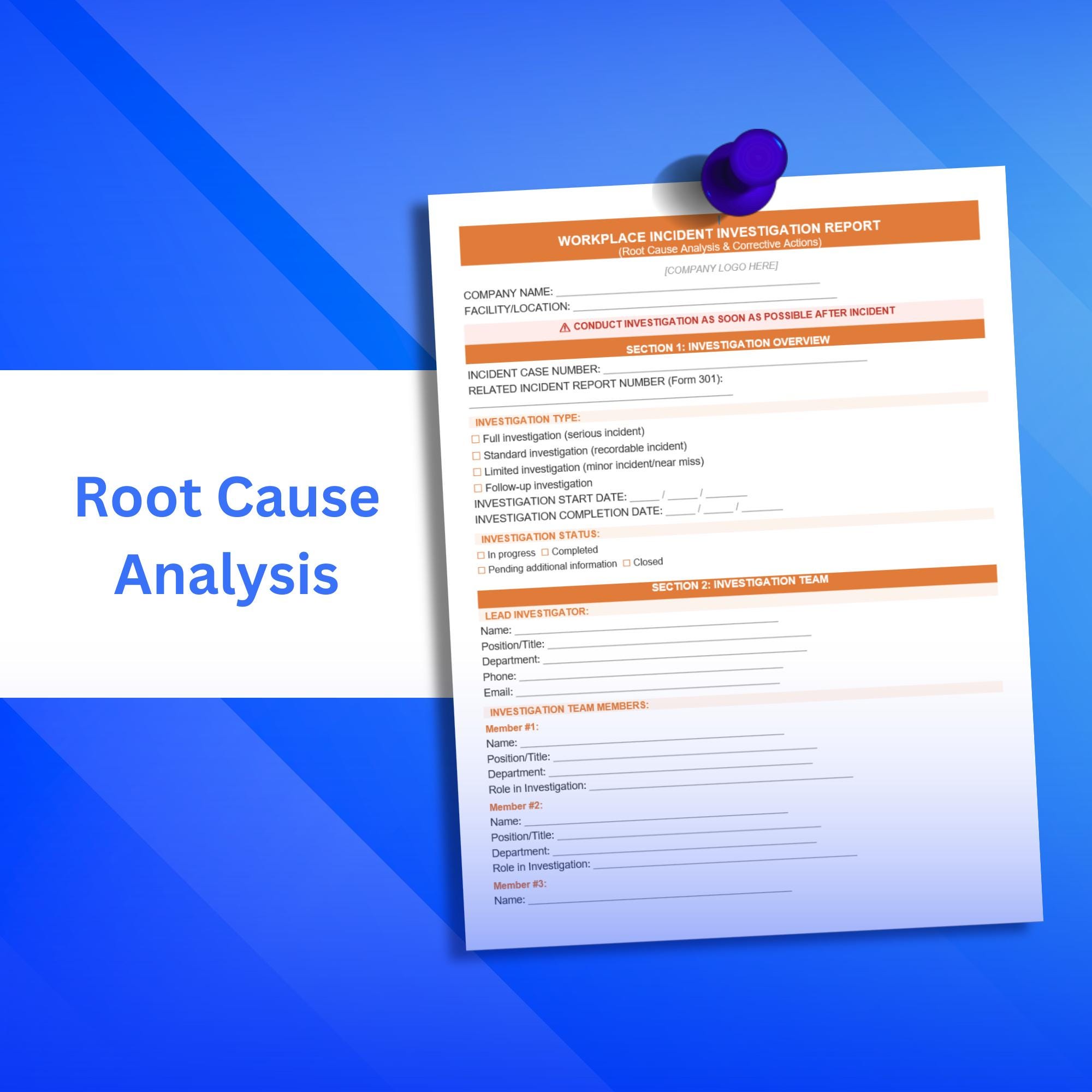 OSHA 300 300A 301 Workplace Incident Report Forms Editable Bundle ...