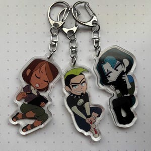 Total Drama Island-nyckelringar (6,5 cm)