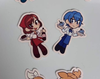 Pegatinas de Vocaloid Cafe (7,6 cm)
