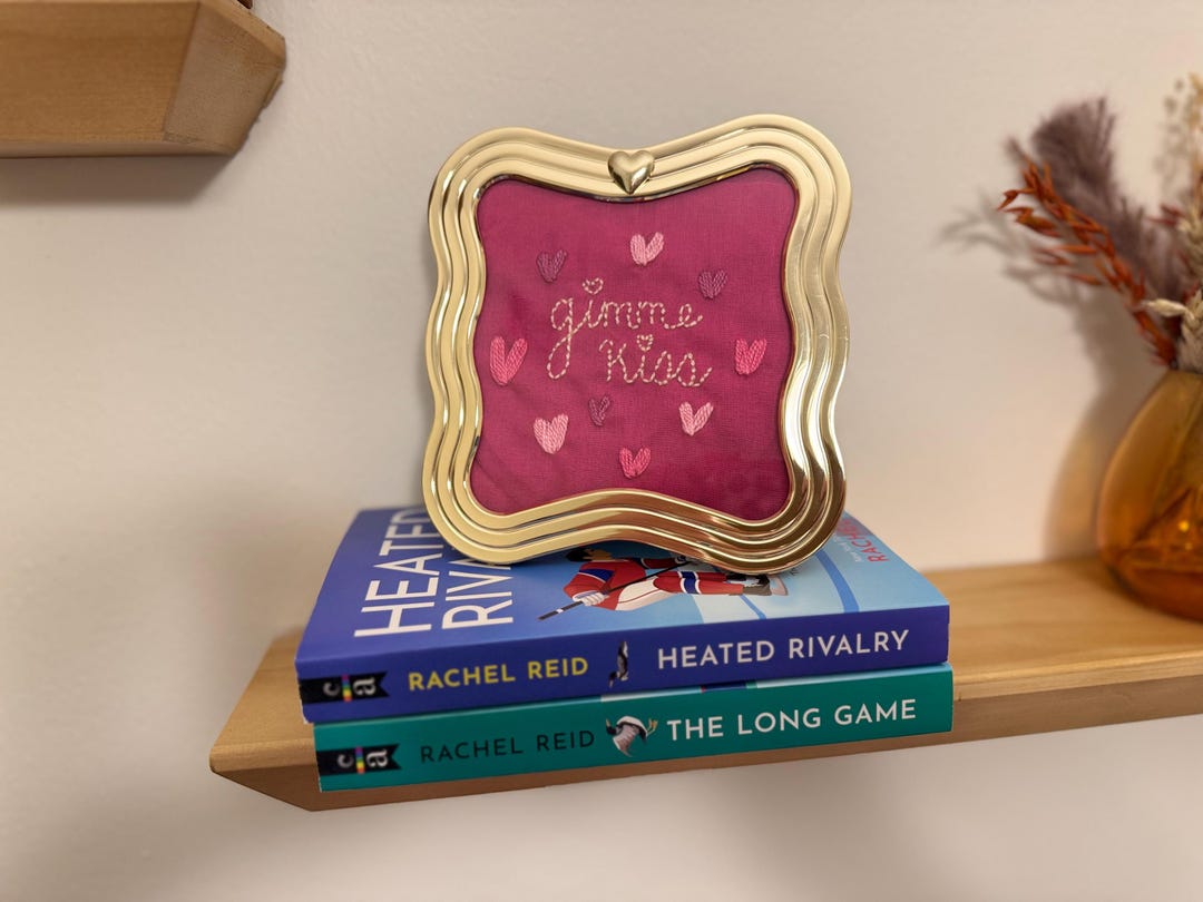 Modern Rivalry Frame Heated Rivalry Embroidered Frame - Etsy Australia
