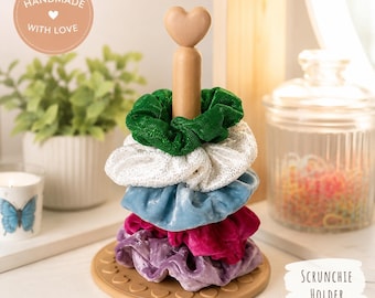 Scrunchie Holder Stand 3D Printed Hair Tie Organizer