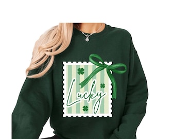 LUCKY PNG | Postage Stamp Design with Bow
