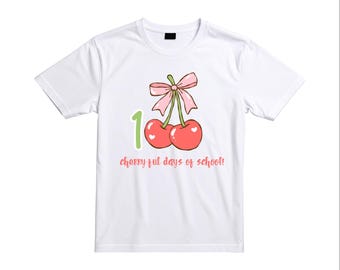 100 Cherry-ful Days Of School Digital PNG