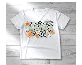MAMA PNG with Flowers | Mom Design |Sublimation PNG