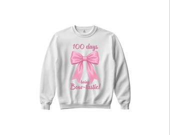 100 Days Being Bow-tastic! Digital PNG
