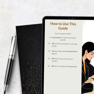 Monthly Reset Workbook | Somatic Journal | Shadow Work Journal | Clarity Workbook | Intention Setting | Fillable PDF | Instant Download