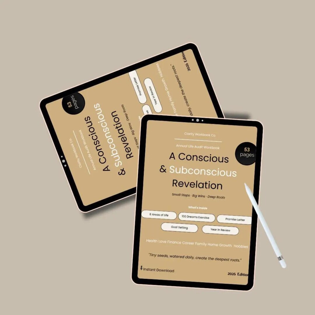 Goal Setting Workbook 2026 | Life Reset Workbook | Mindset Journal PDF ...