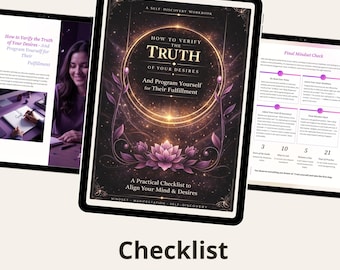 Manifestation Workbook,Stop Feeling Lost & Find Your True Desires,Law of Attraction PDF