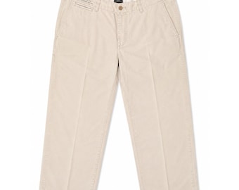 Polo Jeans Co Ralph Lauren Mens 36x30 Beige Tan Chino Pants Straight Leg Vintage