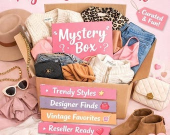 Mystery Resale Box Curated Designer Vintage Trendy Women Clothing Hot Mess Co