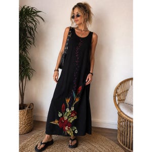 floral satin dress Black Satin Dress