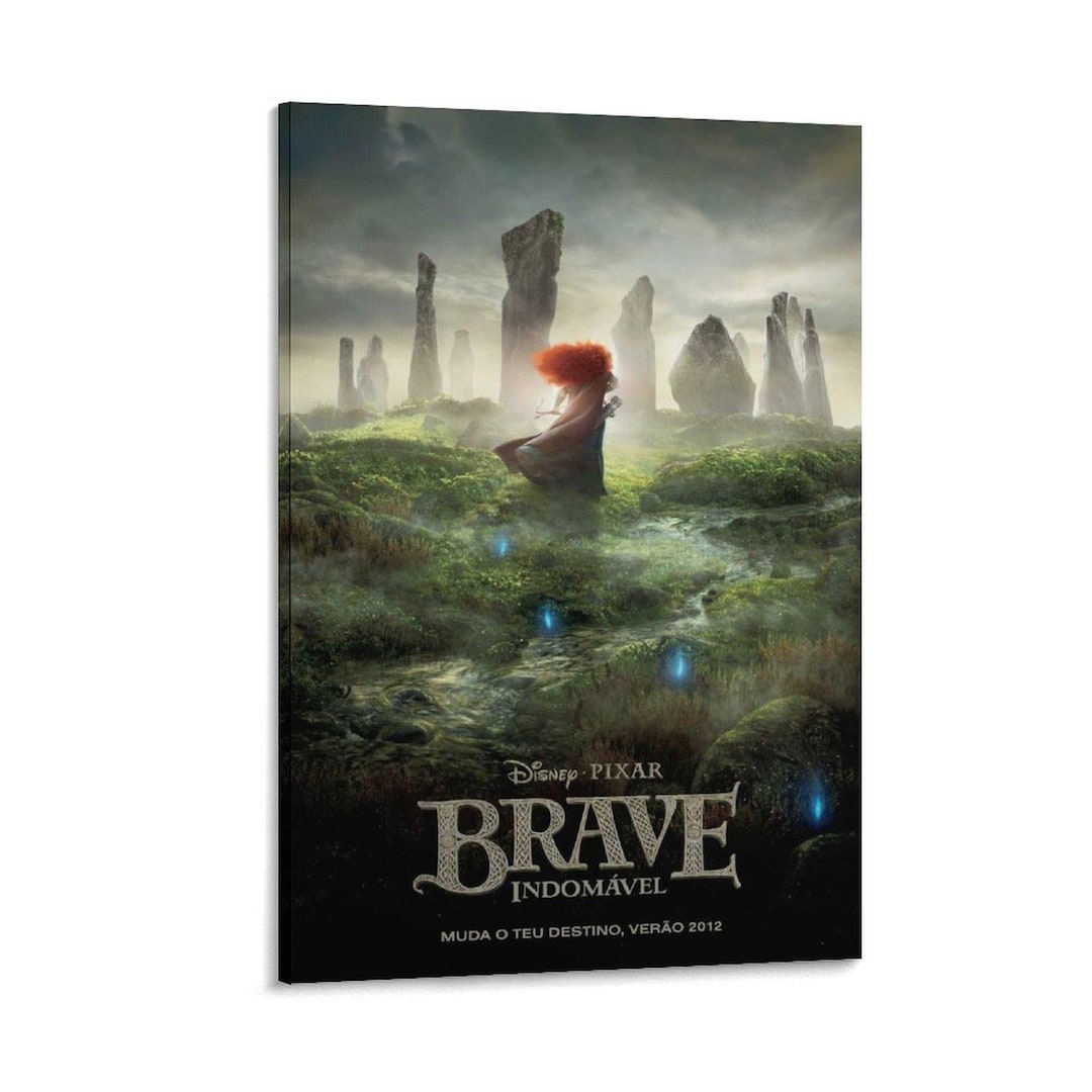 Brave Movie Painting on Canvas Wall Art Poster Picture Print Living ...