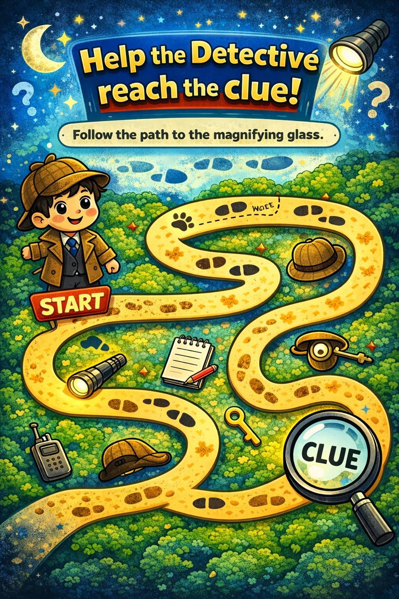 Kids Detective Activity Book Printable PDF | Mystery Puzzles, Hidden