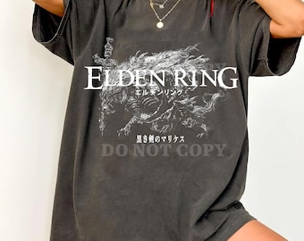 Maglietta grafica Comfort Colors Elden Ring: maglietta unisex