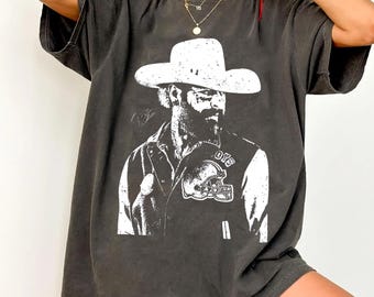 Camicia in stile vintage da cowboy Post Malone Comfort Colors